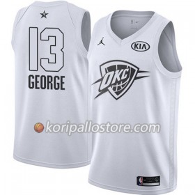 Oklahoma City Thunder Paul George 13 2018 All Star Jordan Brand Valkoinen Miesten Pelipaidat Swingman 
